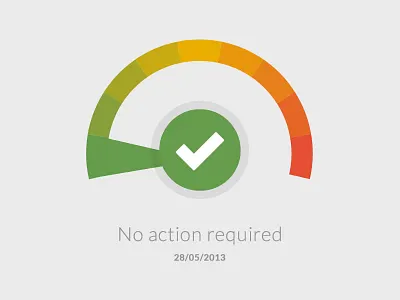Trigger Dial colour dashboard dial flat gauge indicator trigger ui
