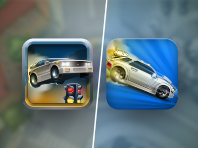 Left or right app app icon application application icon car game icon ios ipad iphone main icon