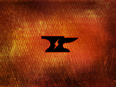 Forge Offroad Anvil anvil bolt forge heat hot identity lightning logo logo design metal offroad texture