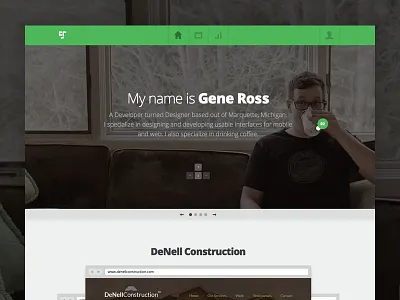 Portfolio Site app design portfolio type ui web