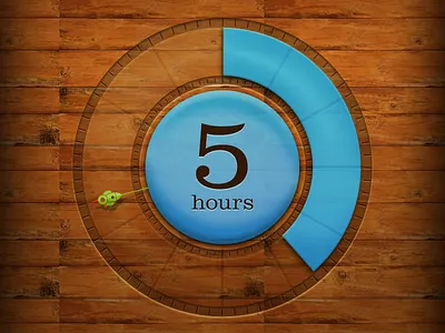 Wooden Timer minute second time timepiece timer watch wood