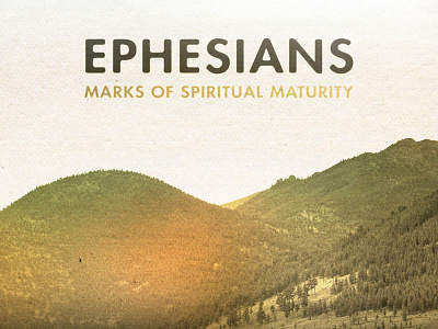 Ephesians Sermon Series Artwork ephesians futura sermon type