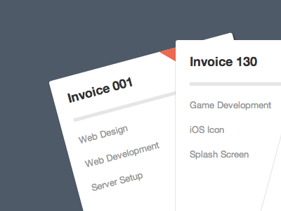 Mini Invoices invoice