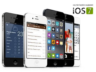 Behance flat design ios ios7 iphone