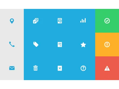 Some icons delete account error faq favorite icon icons invoice location order unsuccesful package selection pricetag receipt statistics