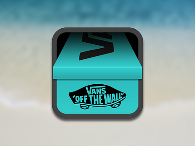 Vans Icon box design graphic icon iphone logo shoe shoebox store ui vans