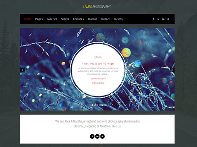 Lambo - Photography WordPress Theme flat flat ui fullscreen photography responsive theme ux wordpress