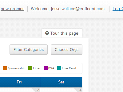 Tour Call to Action call to action ui ux web app