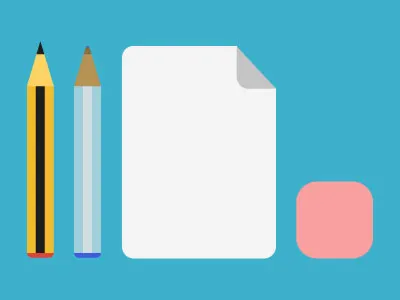 Pens colors eraser paper pencil pens