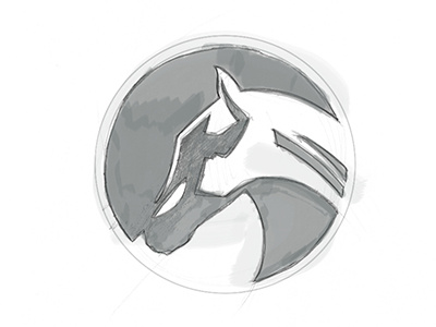 Horse Version 3 construction horse logo stable