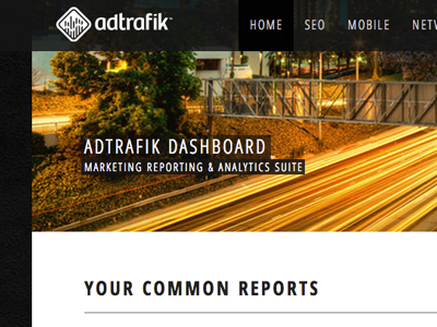 Adtrafik UI Sneak-Peak adtrafik arial clean dark dash dashboard design gothic interface lights marketing mobile network open orange photoshop report reporting responsive sans seo simple suite traffic ui user