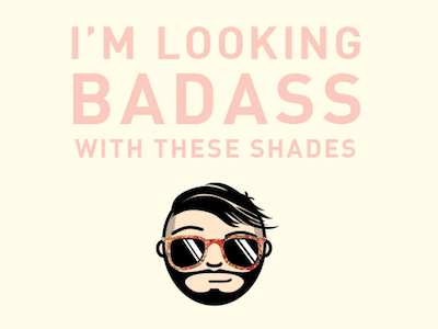 Daily(ish) Journal Illustration - 5/30 din face glasses illustration knockout me peach portrait thursday vector
