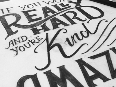 Conan Quote Sketch lettering pencil quote sketch type