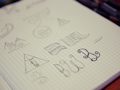 Bergwind Logo Sketches bergwind branding design lettering logo pencil process sketchbook sketches wind wip