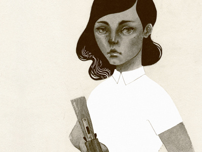 Bang Bang #1 drawing girl illustration portrait woman