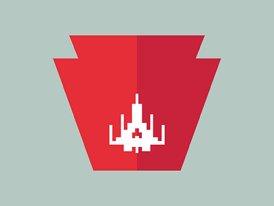 Geekadelphia Logo Redesign 8bit branding geek glyph logo philadelphia