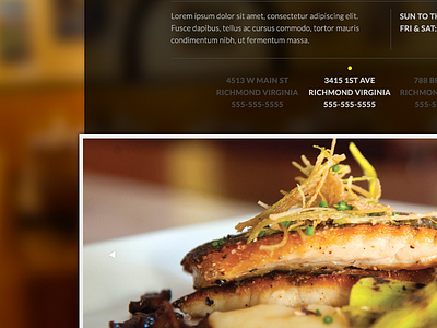 Restaurant Template Progress restaurant web