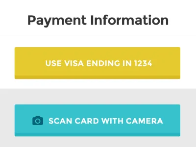 Unconventional button color buttons color flat mobile ui