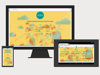 Kleiderrausch / Responsive microsite kleiderrausch microsite responsive website