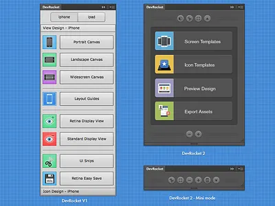 DevRocket Evolution design devrocket dr2 extension gui ios ipad iphone photoshop plugin ps ui workflow
