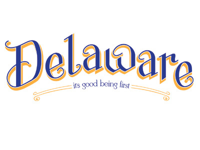 Delaware Logotype lettering logo logotype typography