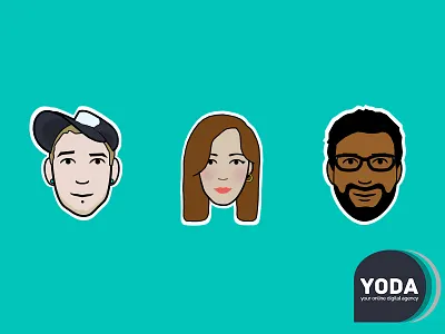 YODA Team about us caricature character character design drawing illustration staff staff illustration team team drawing yoda