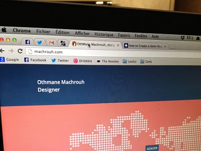 My portfolio is live ! css flat html jquery live portfolio scrolling ui ux webdesign