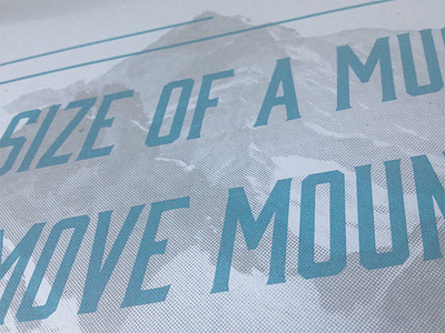 Mustard Seeds faith mountains mustard seeds print design screen print triedandtrue