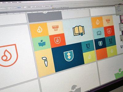 Branding Work in Progress branding collegiate colorful focus lab icon identity logo logo design mark professional simple students