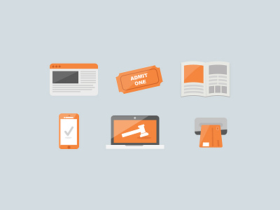 more flat icons auction credit card flat flat icons icon mobile ui