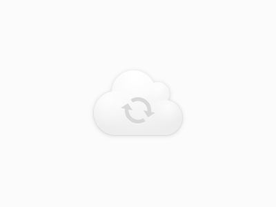 iCloud Sync icon animated animation app application arrows cloud gif green grey icloud icon light mac minimal snail sync synchronisation tick