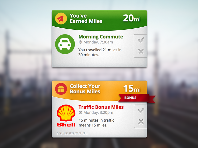 Commute Cards by Jason Csizmadi on Dribbble