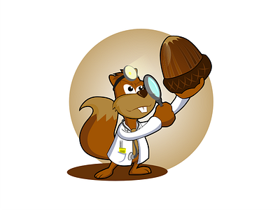 NutNut character mascot nutrition squirrel