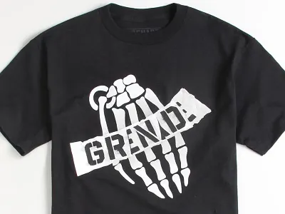 Grenade Gloves Skull Bomb grenade gloves snowboarding t shirt