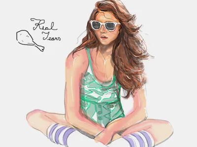 Real Tears design illustration