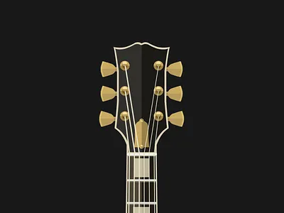 Guitar illustration project coming soon! flat gibson guitar illustration music photoshop vector