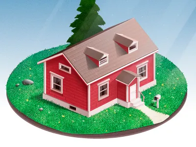 Norway Fairy House cottage cozy forest grass green home house land little norway village