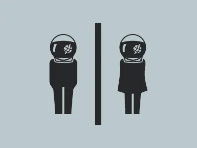 Astronauts astronauts guidance signage system toilets