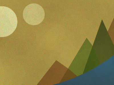 Multiple moons and forest