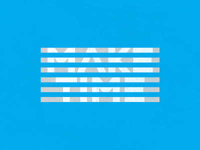 MT abstract blue grunge lines make shirt subtle time type typography
