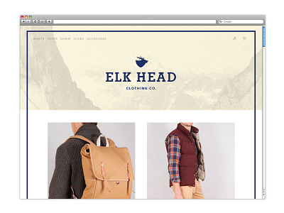 Elk - Direction 1 big image clothing company deer elk elk head fashion mountains site web