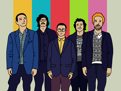 Hot Chip illustration music vector