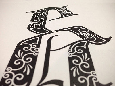 Amperos - another day, another ampersand ampersand black and white decorative font hand done lettering typeface typeface design typography