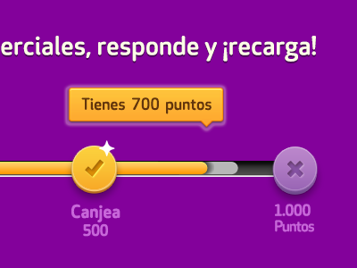 working UI / UX app bar chile design flat points progress progressbar rewards ui ux web web app