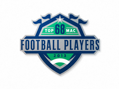 Football Players football logo mac shield sports