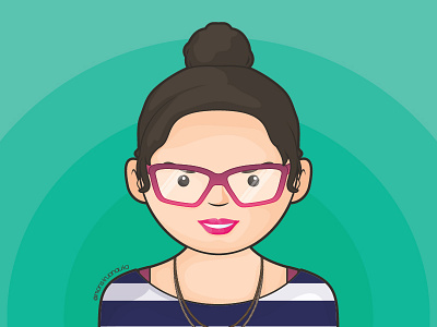 MINI.s Avatar @metrapach avatar cartoon girl green people pink