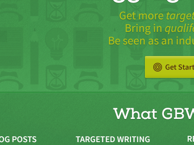 Ghost Blog Writers Redesign button green illustration pattern texture web design website writing