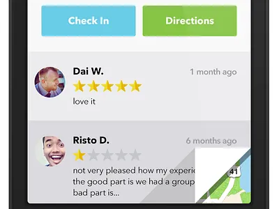 Map Reveal avenir flat ios ui