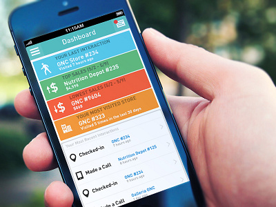 Mobile dashboard cards checkin dashboard gesture interaction ios iphone mobile photo ui design