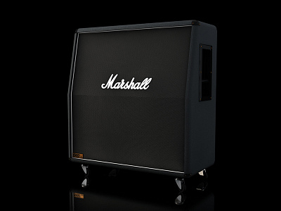 Marshall 1960A Cab cinema 4d illustrator marshall photoshop rocknroll